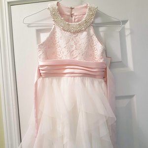 Rare Editions Blush Dress NWT